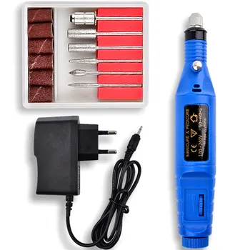 

New 1pcs Electric Nail Machine Drill Equipment professional Women Pedicure Files Set EU/US/ Plug Electric Manicure Machine Tools