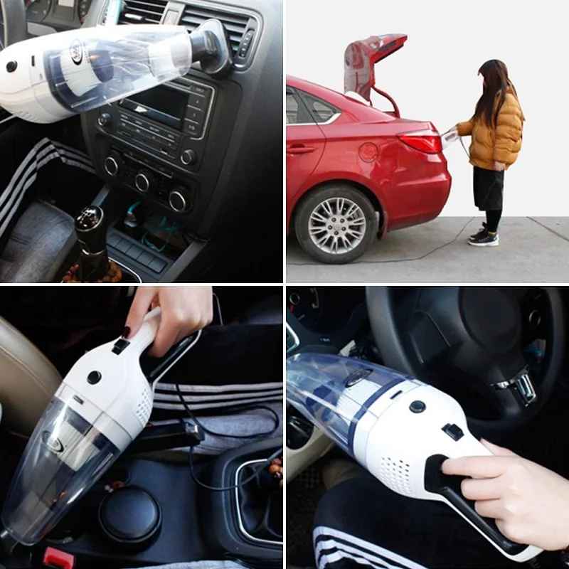Портативный Проводной пылесос 12V Power ful Auto Cleaning Tools моющий с кабелем 4 5 м для