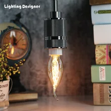 C35 винтажная лампочка эдисона E14 220 В 40 Вт, круглая Ретро старинная лампочка, винтажная лампа, клетка белки, нить для рождества, для кухни