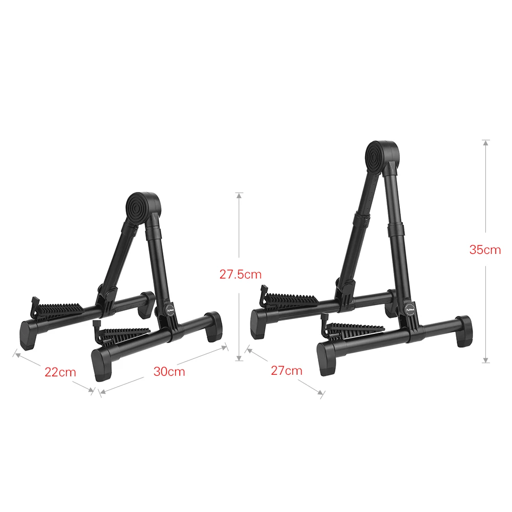 Складной держатель для электрогитары, кронштейн, поддерживающий длину, растягивающийся вертикальный А-каркас для акустической гитары, Гавайские гитары, бас-скрипки