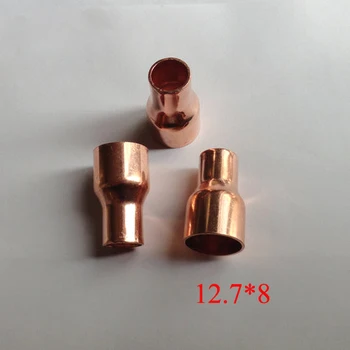 

Head Inner diameter: about 12.7mm*8mm, Copper Reducer Refrigeration Air condition Pipe Fittings
