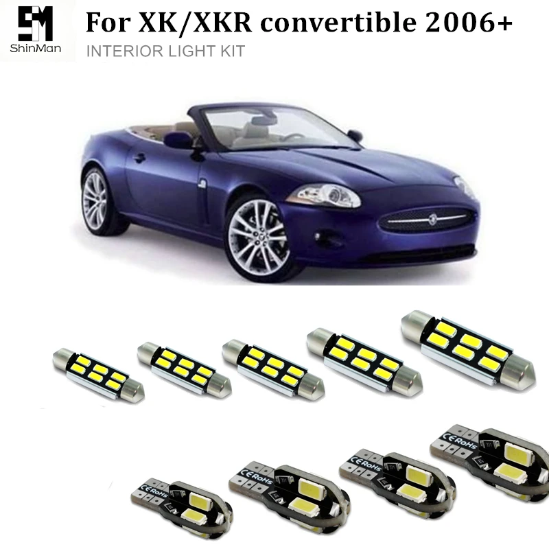 

9x led interior Package LED Interior Light Kit Error Free for Jaguar XK/XKR LED Interior Package (2006+) led