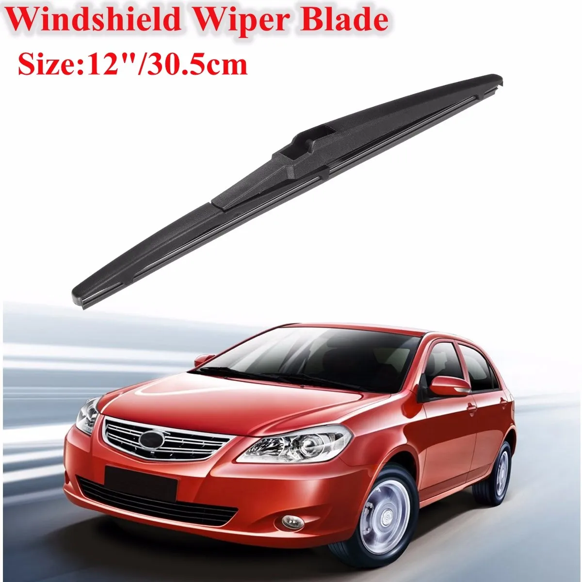 New 30.5cm 12inch Car Window Windscreen Wiper Blade Automobile Rear Universal Black Rear Window Wiper Blade Car Windscreen Wiper New 30.5cm 12inch Car Window Windscreen Wiper Blade Automobile Rear Universal Black Rear Window Wiper Blade Car Windscreen Wiper