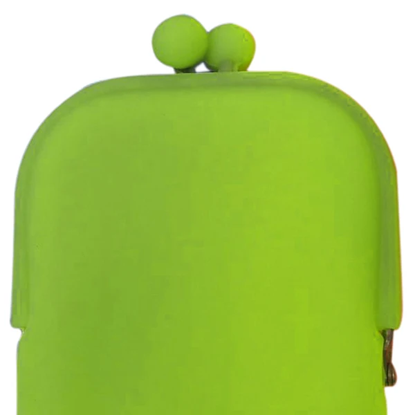 

Wholesale 5* ( style Silicone Cosmetic Makeup Bag Coin Purses Wallet Cellphone Bag green