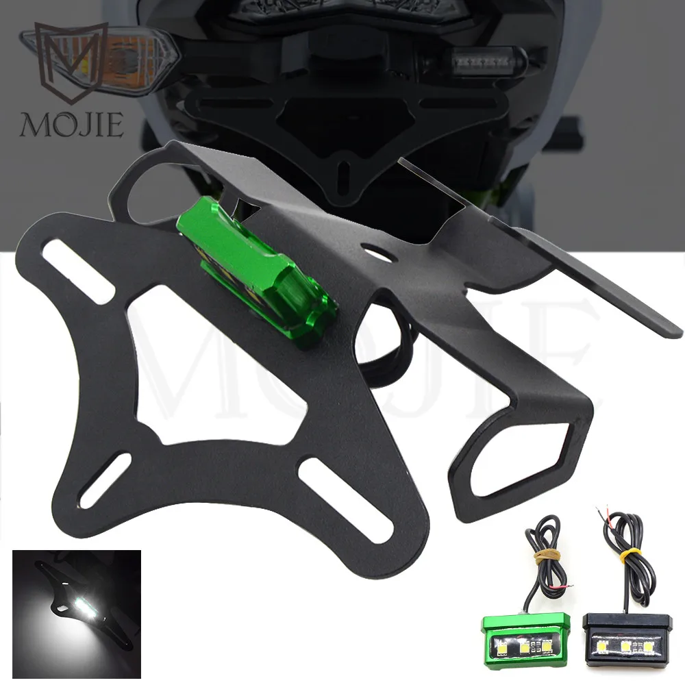 

For Kawasaki Z900 Z 900 2017-2018 License Plate Bracket Motorcycle Tail Tidy Fender Eliminator Registration Plate LED Light