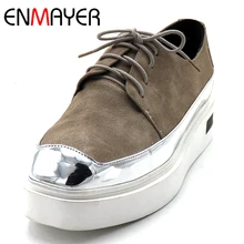 ENMAYER Spring/Autumn Shoes Woman Square Toe Shallow Med Heel Girls Casual Shoes Platform Lace-up Pumps Lades Pumps ENMAYER Spring/Autumn Shoes Woman Square Toe Shallow Med Heel Girls Casual Shoes Platform Lace-up Pumps Lades Pumps
