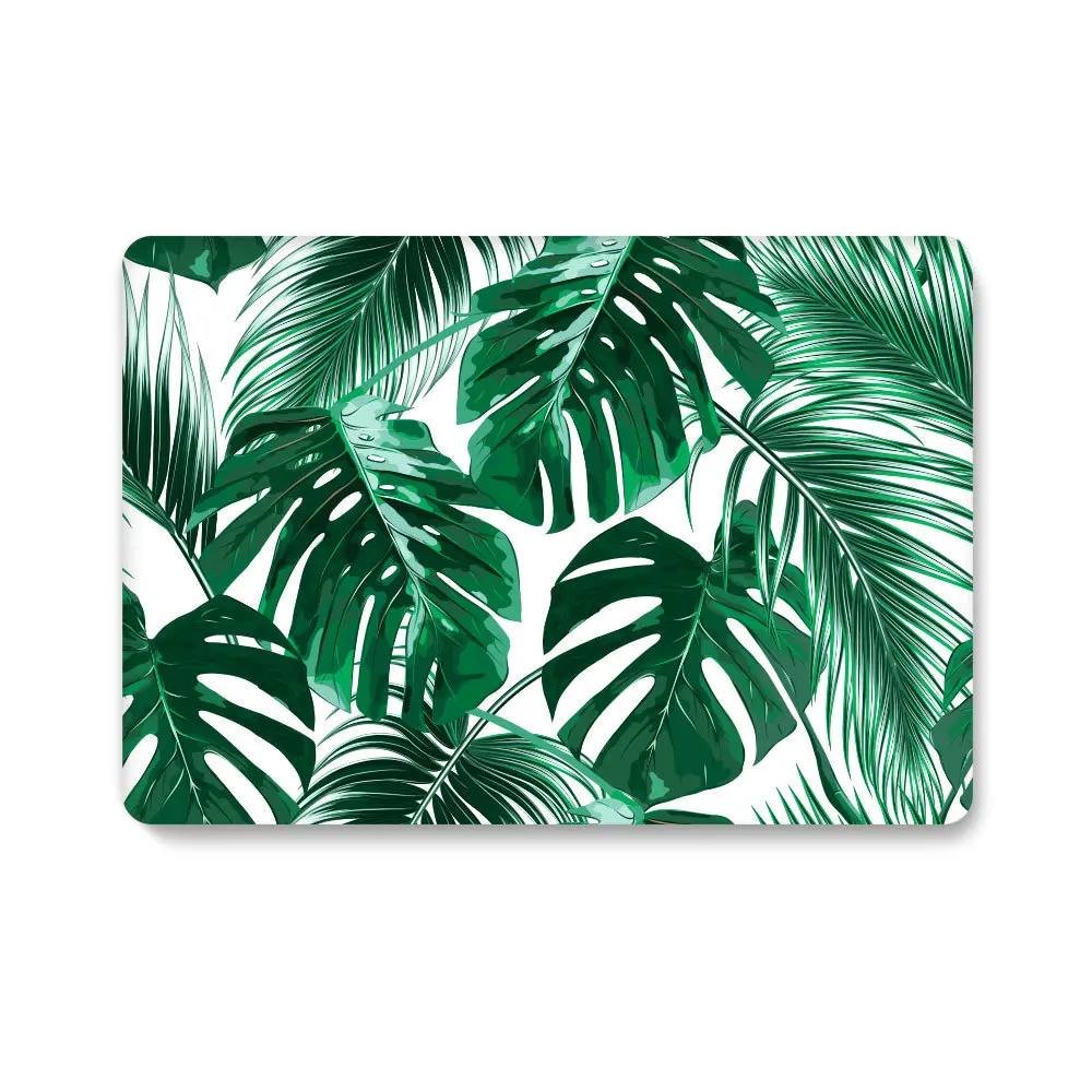 

Colorful Floral Laptop Case For Macbook Air Pro Retina 11 12 13 15 2016 2017 New Pro 13 15 Hollow Logo Laptop Cover Touch Bar