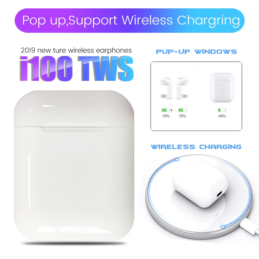 1491.37 руб. 20% СКИДКА|I100 наушники вкладыши TWS с Pop up Bluetooth с сенсорным управлением 5,0 гарнитура 6D бас Беспроводной наушники PK W1 чип LK TE9 i10 i12 i30 i20 i60 i80 i90-in Наушники и гарнитуры from Бытовая электроника on Aliexpress.com | Alibaba Group