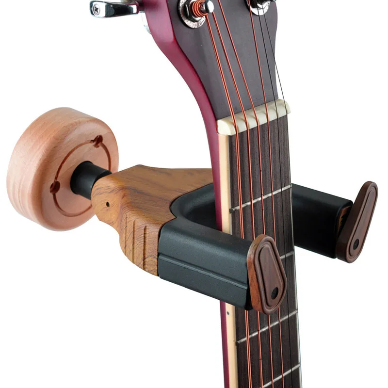 

Guitar Hangers Hook Holder Wood Rubber Instrument Hangers Wall Stand for Guitars Bass Ukulele String Instrument Accessories