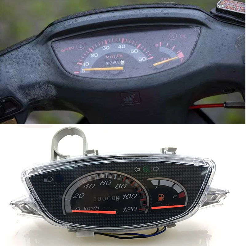 

Motorcycle Speedometer Speed Meter For Honda DIO 50 AF27 AF28 ZX50 AF34 AF35 120km odometer meters total instrument assembly