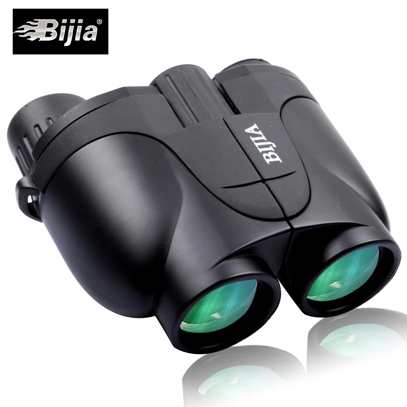 BIJIA 10X25 بورو مناظير تلسكوب جيب خفيفة الوزن مجهر الإكتشاف نطاق المحمولة Binoculo Telescopio