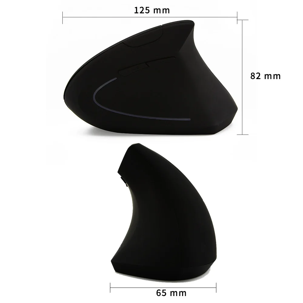 Vivicine Wireless Mouse Ergonomic Optical 2.4G 800/1200/1600DPI Vertical Wireless Mouse Projector Accessories