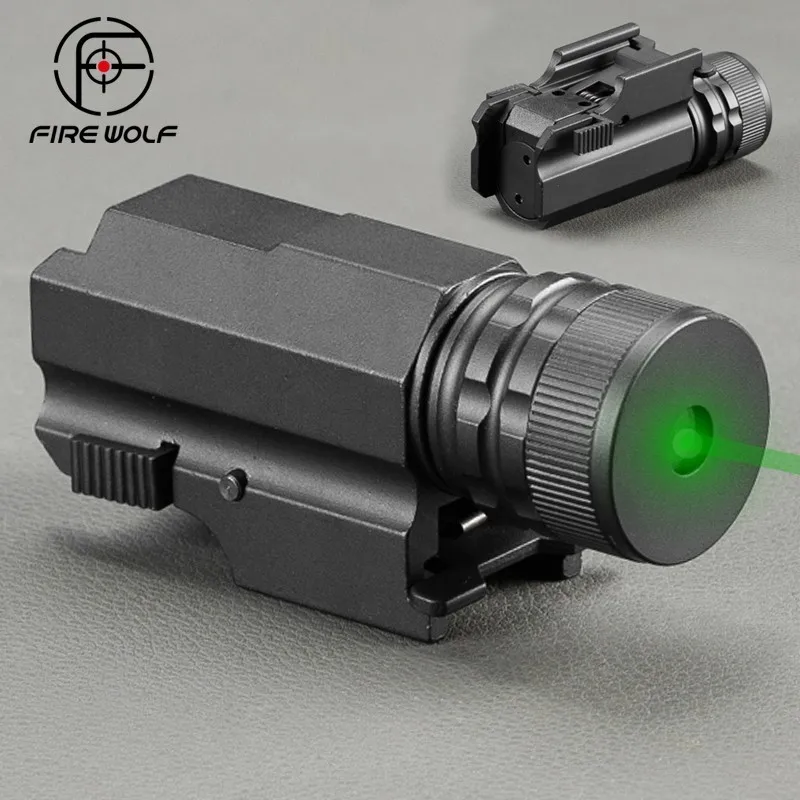 

Tactical Green Laser Sight Fit 20 Mm Rail Mount Pistol Handgun Gun Laser Hunting Accessories Laser Sight Scope