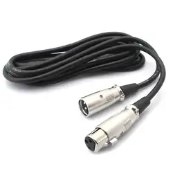 6 футов XLR 3 Pin типа «папа» Для женщин микрофон аудио баланс проводной микрофон удлинитель