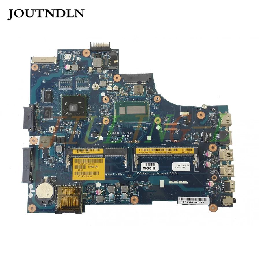 Материнская плата JOUTNDLN для ноутбука DELL INSPIRON 5537 материнская vbt00 3537 TGXY 4 04 DDR3 1 2 5 |