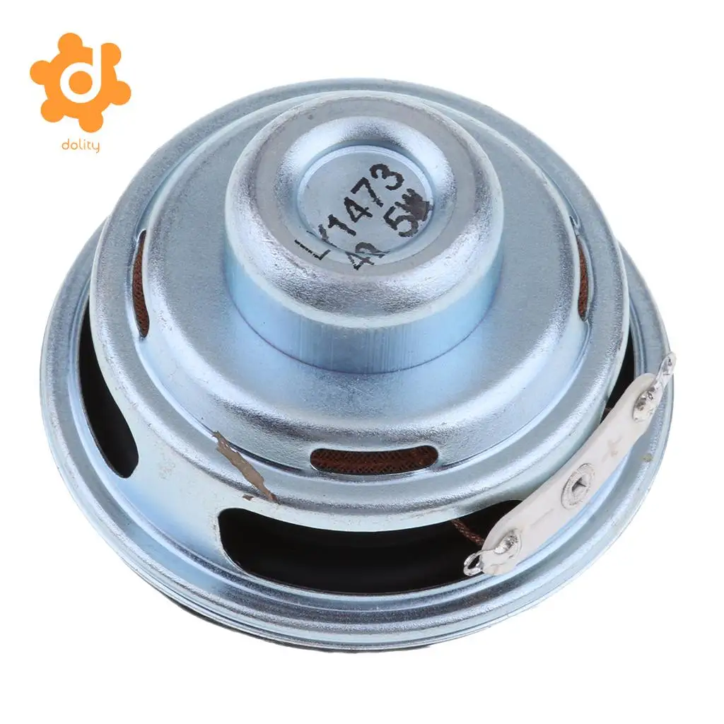 dolity 52mm 4Ohm 5W Full range Audio Speaker Basin Round Loudspeaker 16 Coil