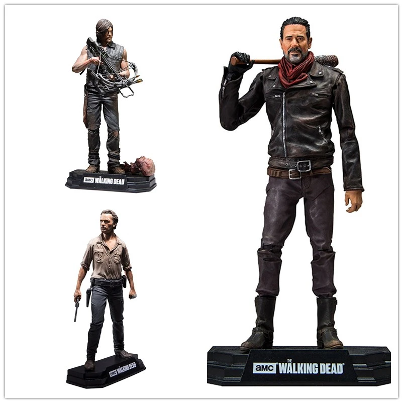 The Walking Dead ПВХ фигурку Рик Daryl Negan Da Collezione MODELLO giocattoli Regalo di natale | Игрушки и хобби