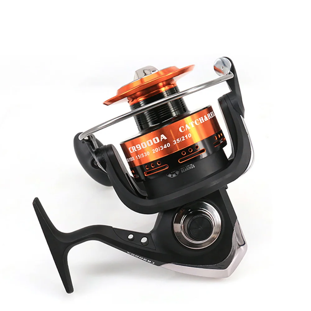 

Fishing Reel 9000 Sea Saltwater Freshwater Spinning Reel Full Metal Handle Wheel 4.7:1 Carp Fishing Reel 10KG MaxDrag Line Spool