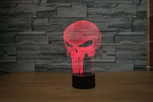 С мини плеер дети Семья подарок новый товар lmeison Каратель 3D Оптические иллюзии Night