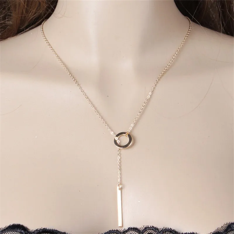 Elegant Dainty Layering necklace simple 