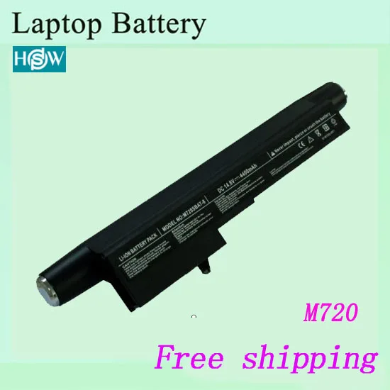 Новый 4400 мА/ч M720 ноутбук батарея для Clevo M72X M720R M72S M72R M72 M725R M725 M722 M721 | Компьютеры и
