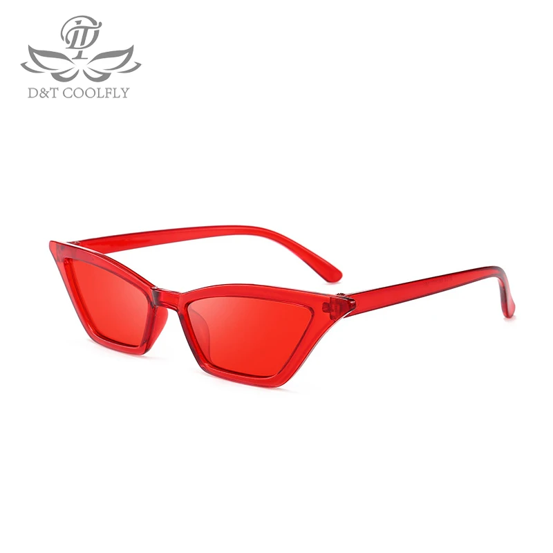 D&ampT 2020 New Cat Color Black Red Lens Mirror Female Eye Sunglasses Fashion Brand Designer Retro PC Frame Women UV400 | Аксессуары для