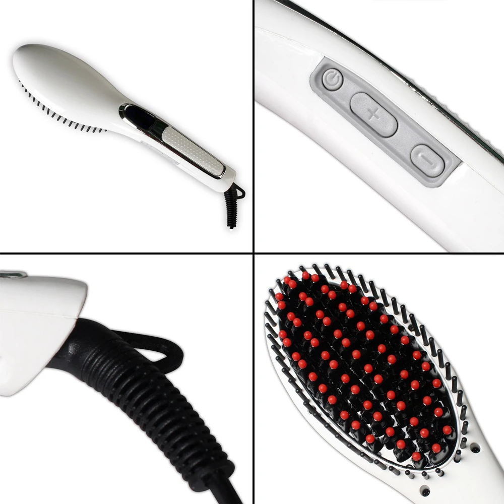 lcd расческа для волос выпрямитель щетка расческа терморегулятор электрическая выпрямляющая щетка Утюг