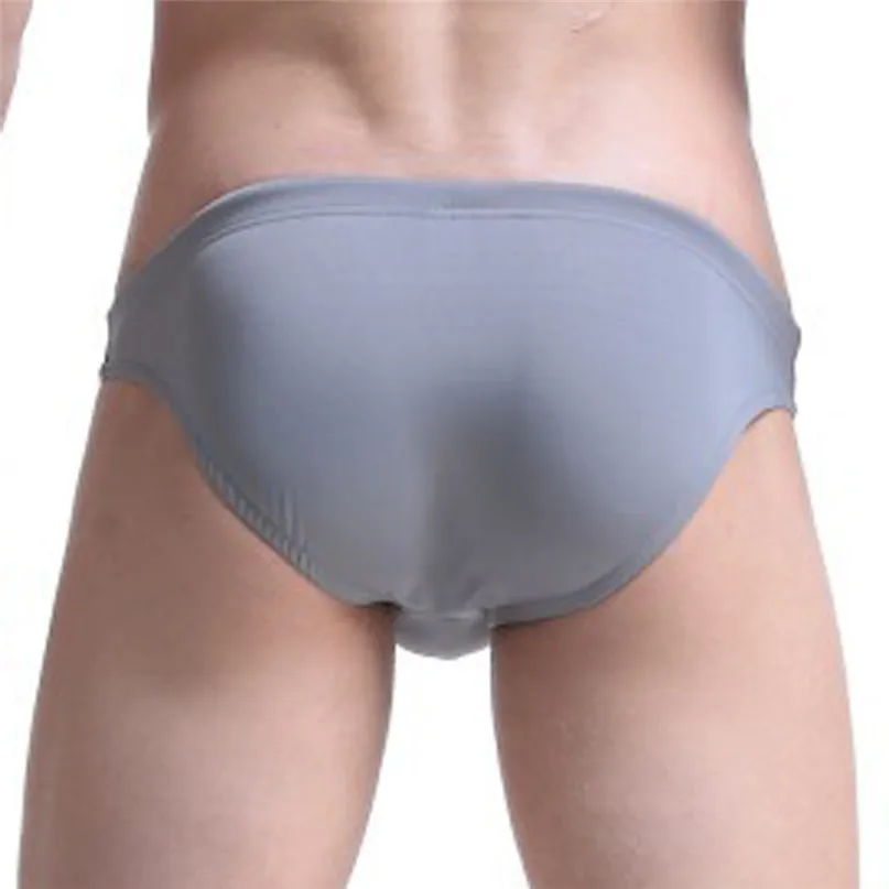Mens Triangle Briefs Swimwear Beach Underwear Trunk Underpants Swim Casual Quick-drying Men Triangular Mens Swim Trunks #2J19 (9)