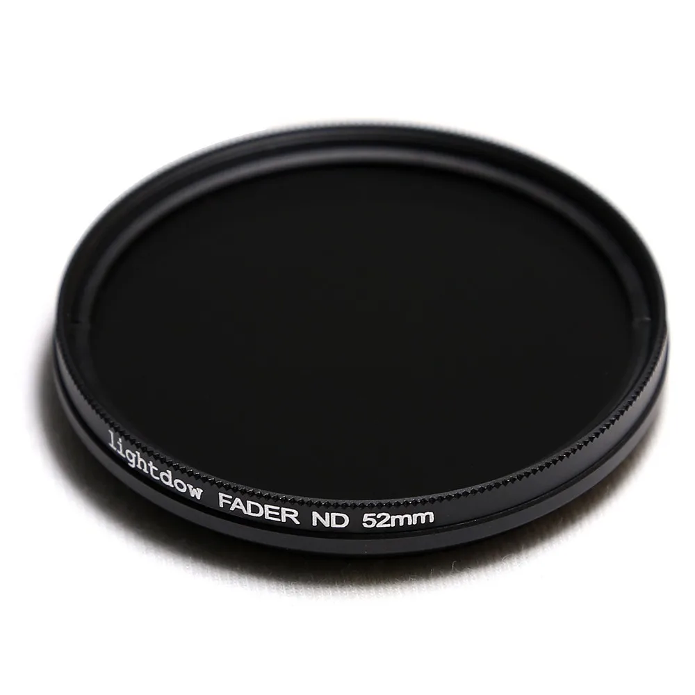 Lightdow 52 мм Fader фильтр нейтральной плотности ND2 ND4 ND8 ND16 к ND400 объектива|Фотофильтры