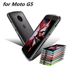 Чехол Для Motorola Moto G5 Роскошные Делюкс Ультратонкий алюминиевый Бампер Для Motorola Moto G5 XT1685 XT1672 Дело 5.0-дюймовый