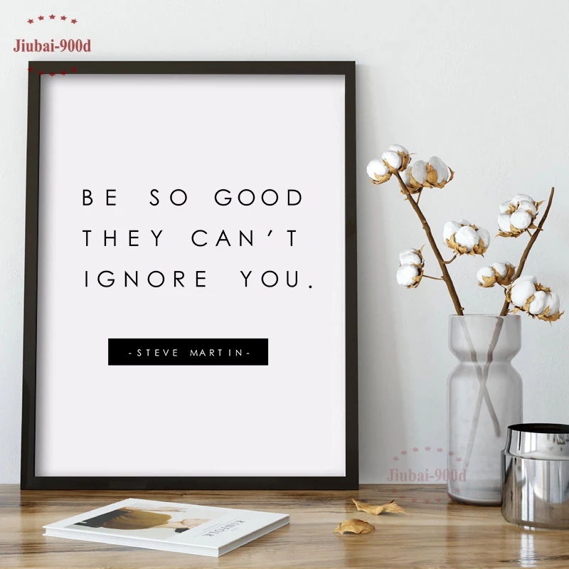 

Inspiration Quote Canvas Art Print Poster, Wall Pictures for Home Decoration, Giclee Print Wall Decor YE143