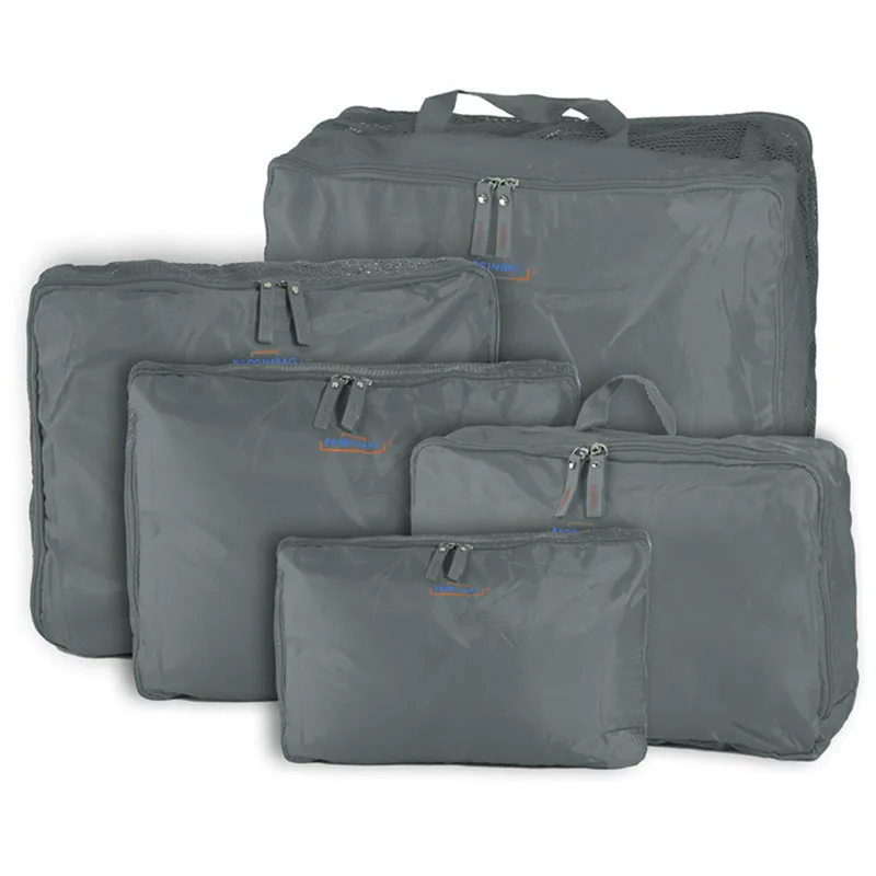 Liplasting 5 шт./компл. водонепроницаемые сумки для хранения одежды куб для упаковки дорожная сумка-Органайзер для багажа