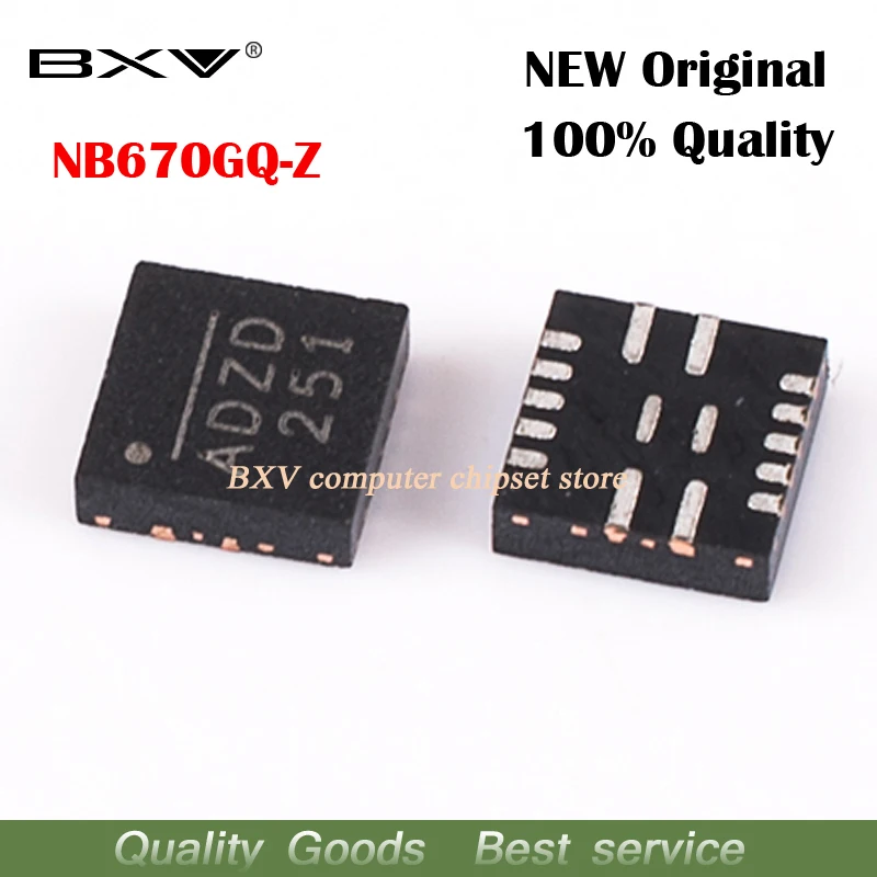 10pcs NB670GQ-Z NB670GQ NB670 ADZD QFN Stabilizer new original laptop chip free shipping | Электронные компоненты и