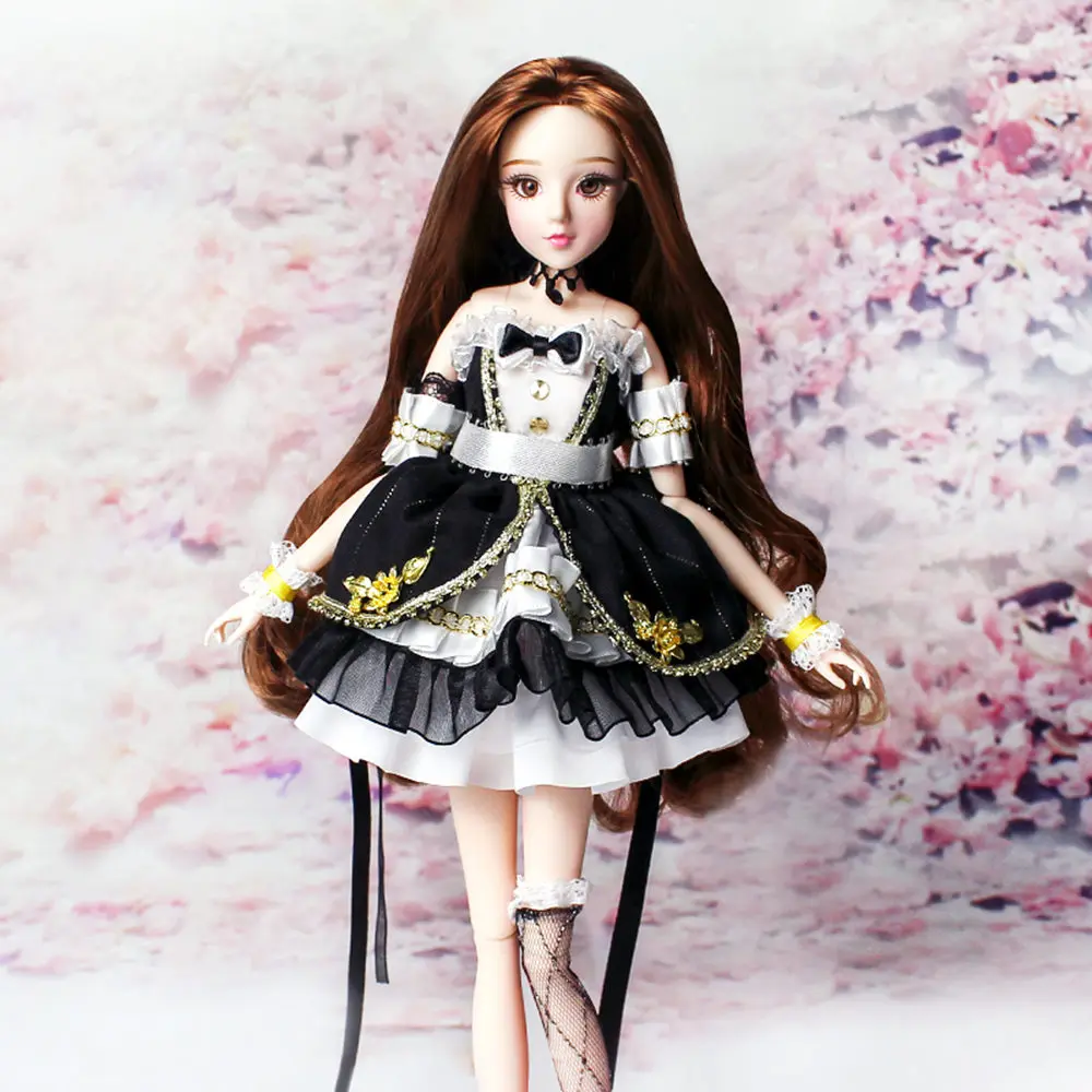 Fortune Days MMGirl 12 Созвездие Телец 1/6 30 см Высота 14 суставов тела новейшее черное платье комплект с изысканной подарочной коробкой