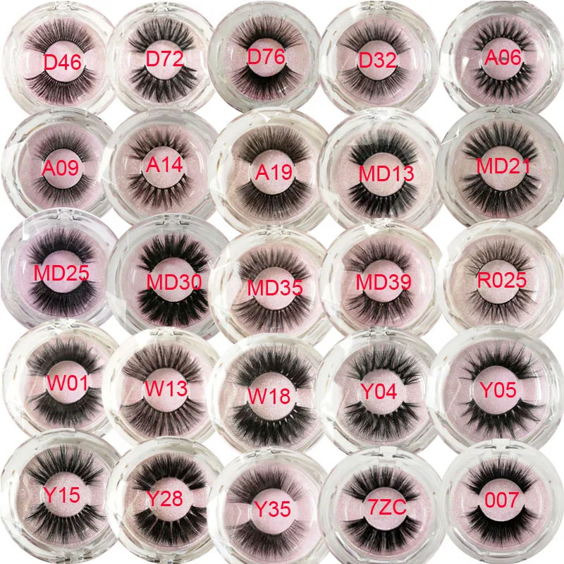 3d faux mink hair lashes diamond box fake eyelashes pink glitter