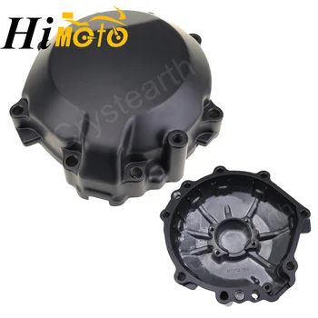 

Black Aluminum Motorcycle Left Stator Cover Engine Crank Case For KAWASAKI Ninja ZX10R 2006 2007 2008 2009 2010 ZX 10R ZX-10R