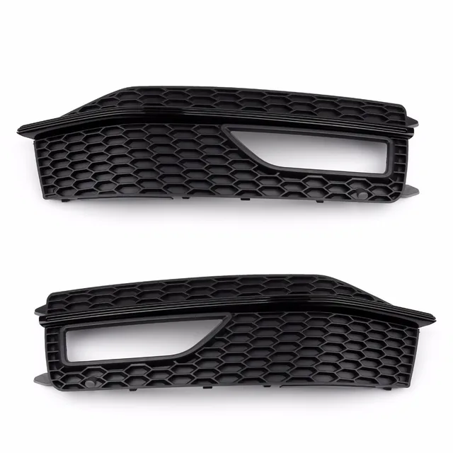 Car Front Bumper Fog light Grill Panel Grille For Audi A4 S