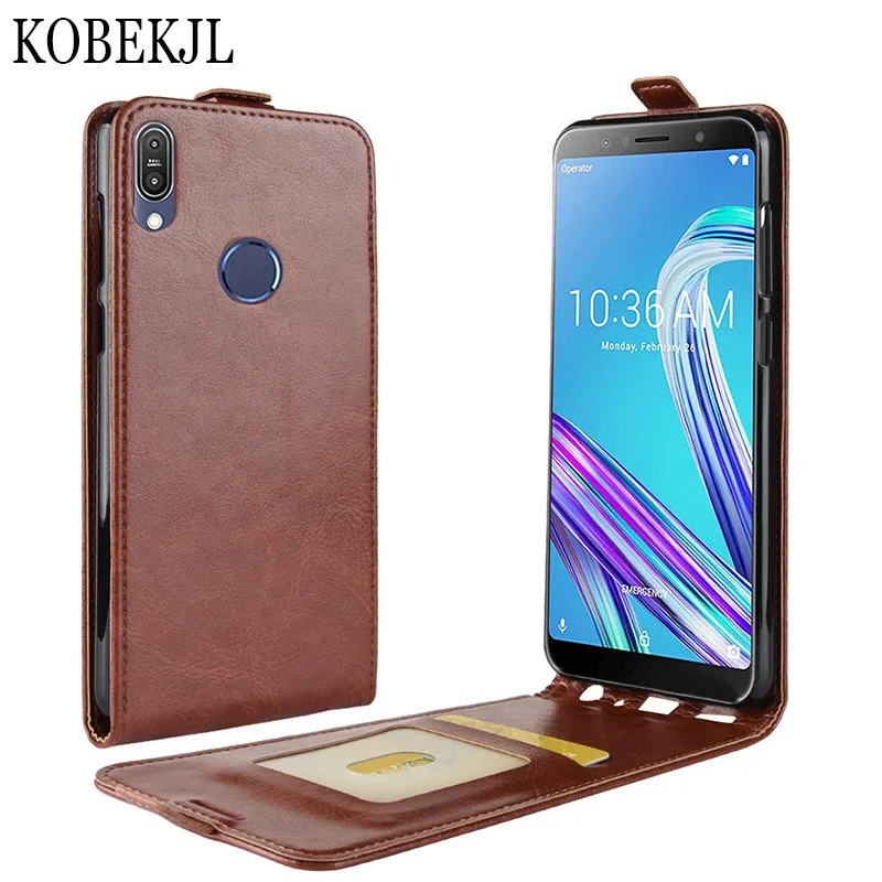 For Asus Zenfone Max Pro M1 ZB602KL Case Asus X00TD Cover 6.0" Flip PU Leather Phone Case For