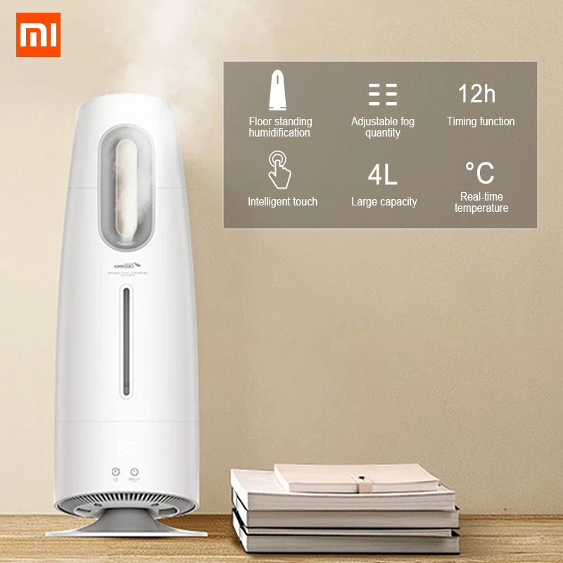 Xiaomi DEERMA увлажнитель воздуха с сенсорным экраном 4L распылитель ароматических