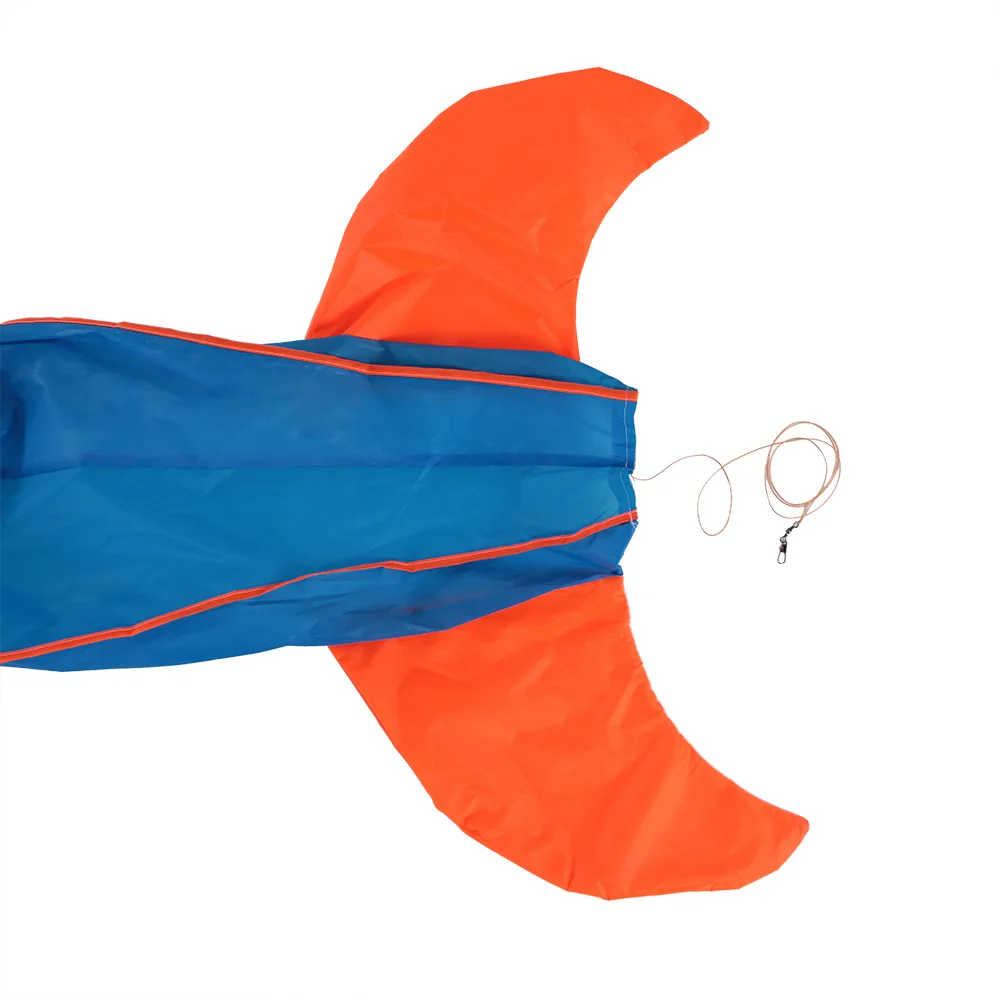 3D огромный мягкий парафолий большой Дельфин Синий воздушный змей+ 30 м ручка линии Спорт на открытом воздухе легко лететь бескаркасные Синий Спорт на открытом воздухе#56397