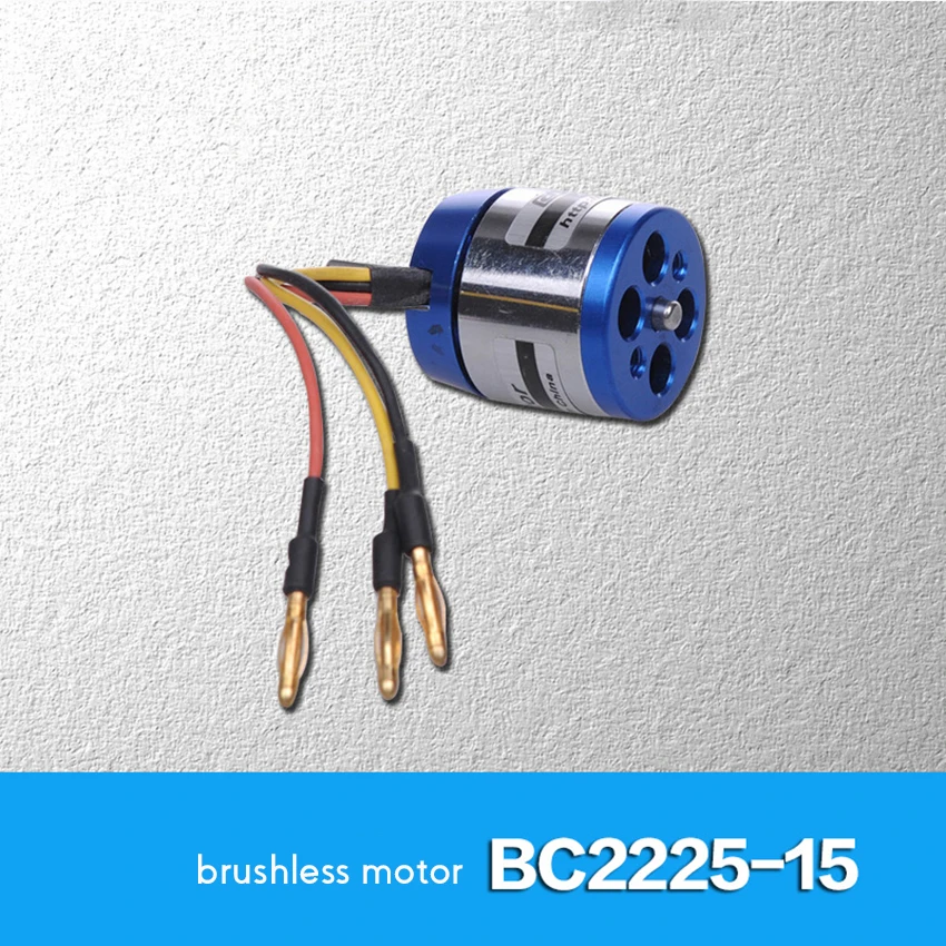 

1 Set BC2225-15 Brushless Motor 1600 KV Value 109W Max Current 10A Mini High Speed Motor For KT ,Fixed Wing, Quadcopter Model
