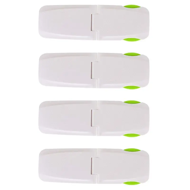 Cabinet Lock Child Protection,4 Child Lock Baby Proof Drawer Lock without Tools Or Drilling Baby Protection Lock Refrigerator