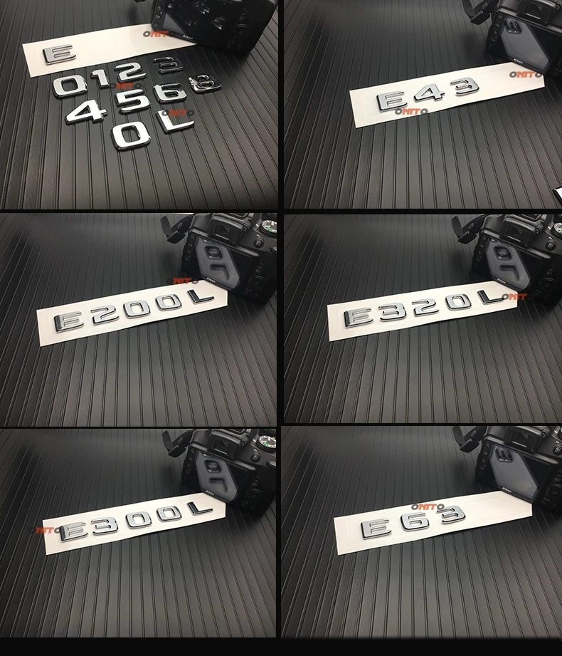 Gloss Black 3D /"E300/" Letters Trunk Badge Emblem for Mercedes Benz E Class E300
