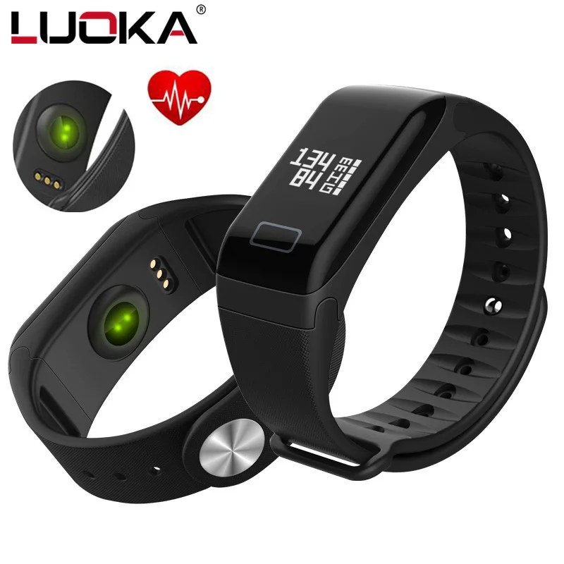  LUOKA Smart Bracelet F1 Fitness Tracker Wristband Heart Rate Monitor Smartbracelet Blood Pressure W - 32902941052