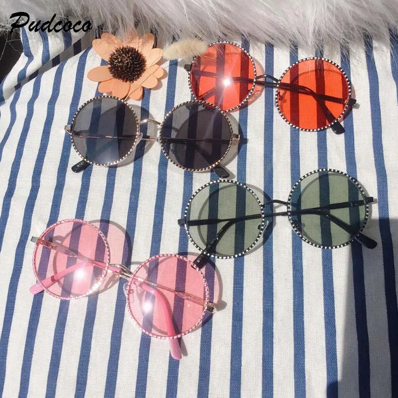 

2019 Brand Children Boy Girl Metal Frame Goggles Sunglasses New Fashion Kids Popular Bling Outdoor Glasses Eyewear Holiday Beach