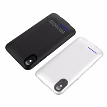 4000 мАч power Bank чехол для iphoneX внешнее переносное запасное для аккумулятора зарядное устройство перезаряжаемый блок питания чехлы для телефонов