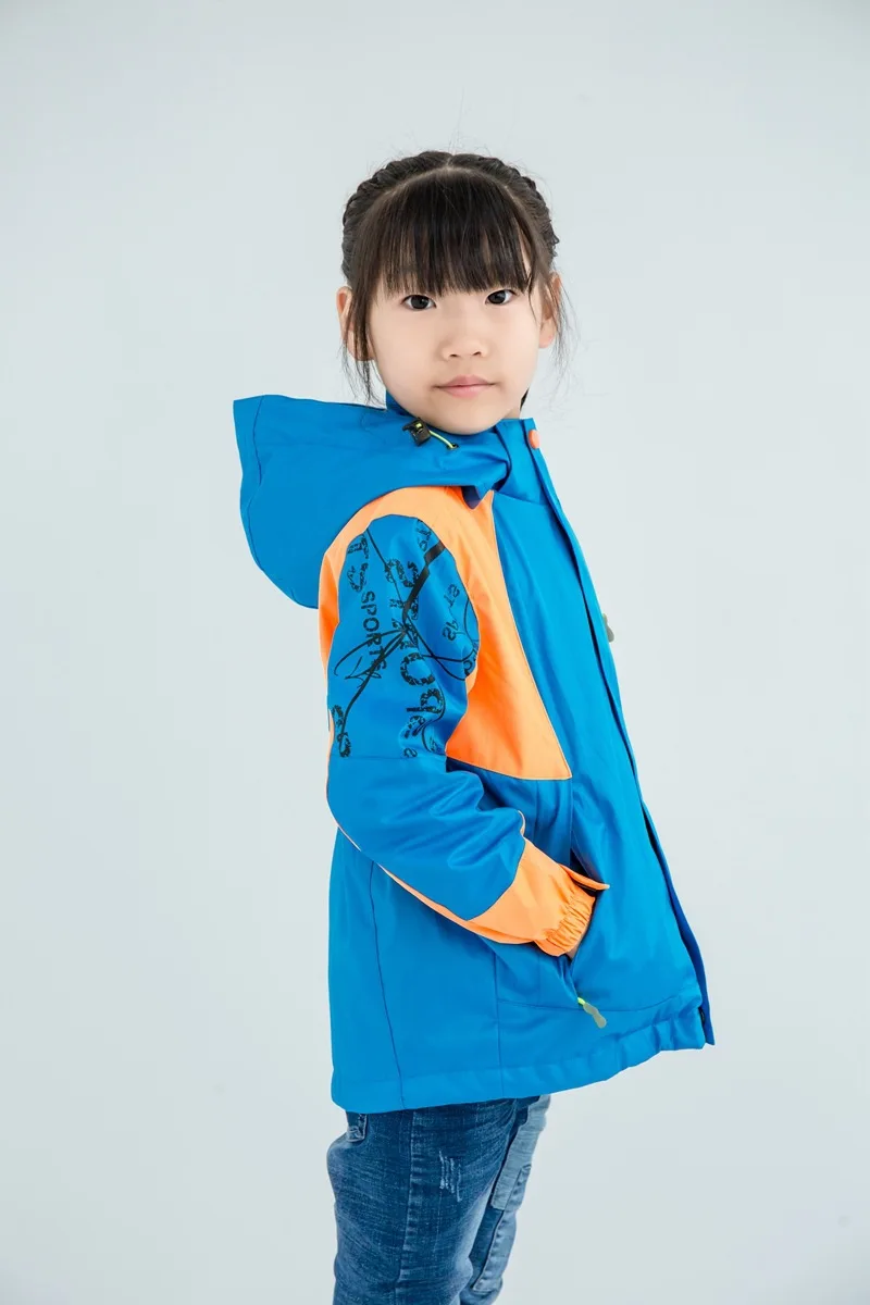Водонепроницаемая верхняя одежда для детей комплекты одежды из 2 предметов теплое Детское пальто ветрозащитные куртки для мальчиков и девочек спортивный костюм для детей от 4 до 14 лет