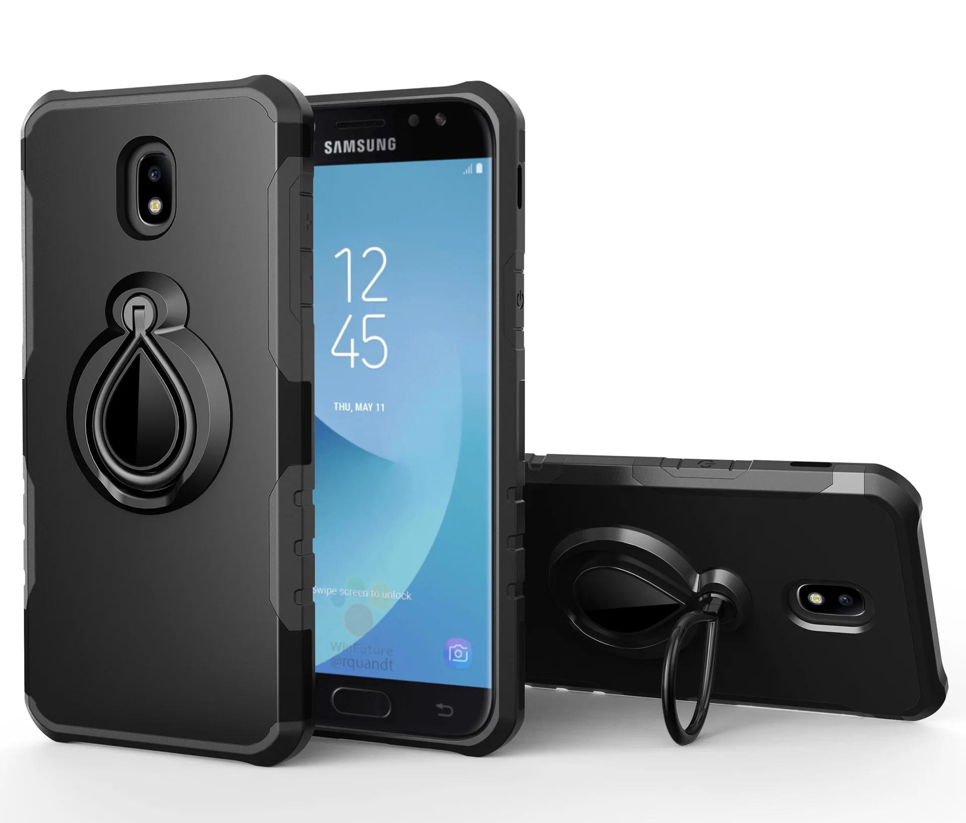 

mobile cell phone holder hybrid bracket armor dual layer Raindrop case FOR SAMSUNG Galaxy j3 pro j330