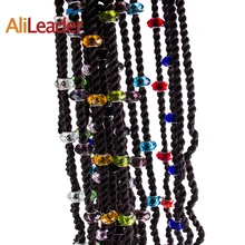 AliLeader, 10 шт. заколки для волос плетеные украшения бусины Chamilia шарик для волос аксессуары для волос микро кольца круглый шарик для волос s для косы