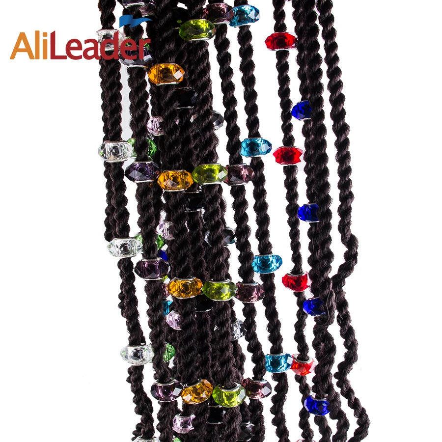 AliLeader 10pcs Hair Braid Jewelry Chamilia Beads Hair Bead Accessories